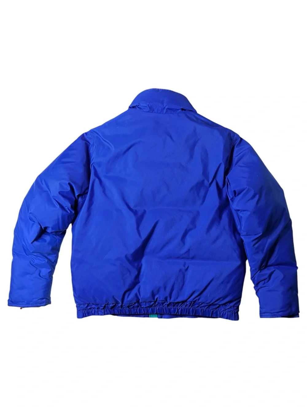 Vintage LL Bean Down Puffer Jacket USA Made Colorblock Large